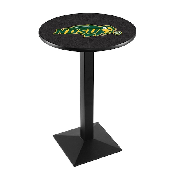 42" Blk Wrinkle North Dakota State Pub Table